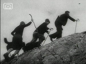 Example of a low angle shot from the film &#039;Crofters&#039;